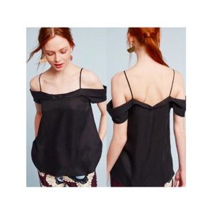 Anthropologie Paper Crown Off the Shoulder Top